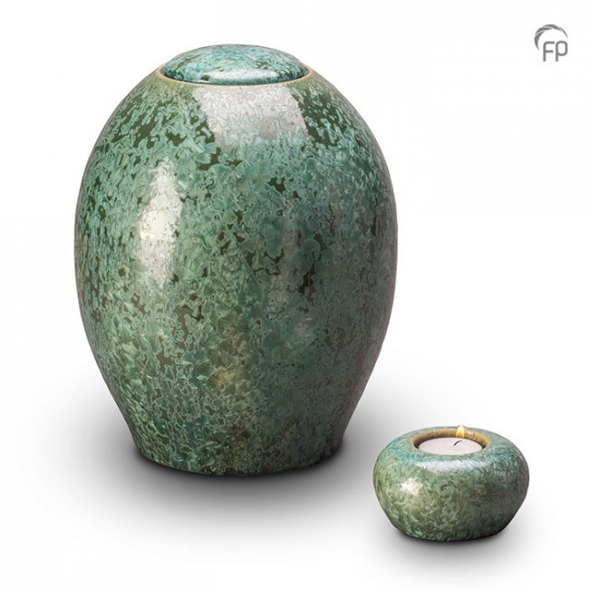 KU 301 Keramische urn kristal lak