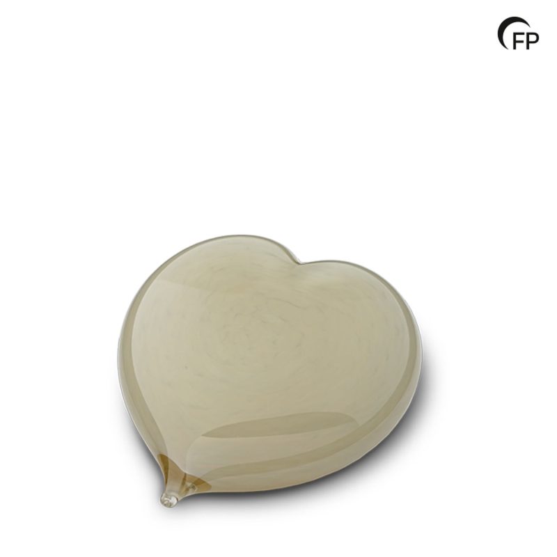 GU 119 S Glazen mini urn hart
